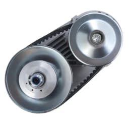 Hnací spojka, motor 2–8 HP, 2000 ot./min., vysoce odolná hnací spojka s asymetricky navrženými kladkami a masivním gumovým řemenem, odolná a trvanlivá spojka s kompletním příslušenstvím, vhodná pro různé motory - miniatura 4