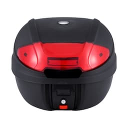 Univerzální motocyklový kufr, odolný PP kufr s reflexním panelem, voděodolný, odnímatelný motokufr 38 l s vícenásobnou montážní základnou, pasuje na 99 % rámů motocyklů - miniatura 4