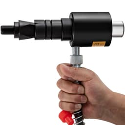 Hydraulický roztahovač výfukových trubek, rozměr 4,1–10,8 cm, 10tunový ruční hydraulický roztahovač trubek se 4 matricemi a 2 kufry pro skladování měděných a hliníkových trubek při opravách automobilů - miniatura 5