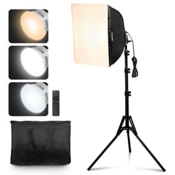 Softbox osvětlovací sada 40 x 40 cm / 16 x 16 palců 3000–6500K, nastavitelná pro fotografování - miniatura 2