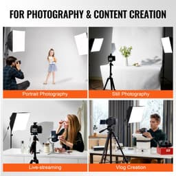 Softbox osvětlovací sada 40 x 40 cm / 16 x 16 palců 3000–6500K, nastavitelná pro fotografování - miniatura 10