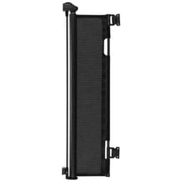 Roztahovací dětská branka, šířka 1450 mm, výška 980 mm, s bezpečnostním zámkem, snadné použití, bezprahový průchod, síťová branka pro psa na schody, chodby, pro vnitřní i venkovní použití, černá - miniatura 12
