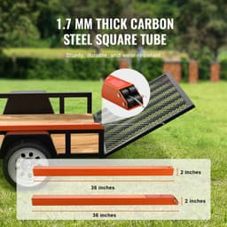 TrailTailgate Lift Assist, max. nosnost 180 lb, kompatibilní s otevřenou zadní klapou užitkového vozu a rampou, s boční kolejnicí výšky 10–24 palců a zadní klapou nebo rampou výšky 4–6 stop - miniatura 8
