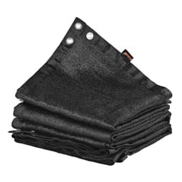 Stínící tkanina 90%, plachta na pergolu 10 x 12 stop s nerezovými oky, sluneční clona s baldachýnem, materiál HDPE 140 GSM, pro venkovní použití na terase, v zahradě a na dvoře (černá) - miniatura 4