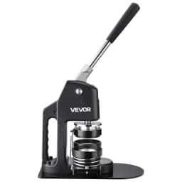 Stroj na výrobu knoflíků, 32/58/75 mm 3 v 1, plastový výrobník odznaků s 300 díly na knoflíky, kruhový vykrajovátek a kouzelná kniha, zesílená ergonomická rukojeť, pro výrobu odznaků, personalizované odznaky, černá - miniatura 4