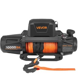 Elektrický naviják, nosnost 4500 kg, 12V DC naviják pro nákladní vozidla se syntetickým lanem Φ8,9 mm x 27,4 m, bezdrátové a kabelové dálkové ovládání, vodotěsný IP67 pro tažení terénního SUV, jeepu, přívěsu, lodi - miniatura 12