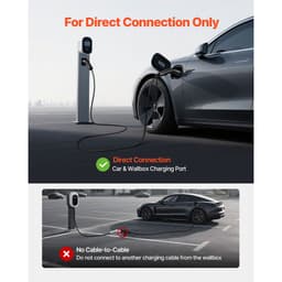 Prodlužovací kabel pro nabíječku elektromobilů, 32A 10 m, max. 22 kW, kompatibilní se všemi nabíječkami elektromobilů typu 2, 3fázový AC 480V 50Hz, IP65, odolný nabíjecí kabel do auta s přepravní taškou - miniatura 9