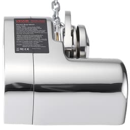 Horizontální rybářský naviják, 12V DC 600W, kotevní systém pro navijáky vhodný pro řetěz 6,35 mm nebo nylonové lano 14,3 a 15,9 mm, maximální tah 260 kg, konstrukce z nerezové oceli 316, pro lodě 7-9 m - miniatura 3