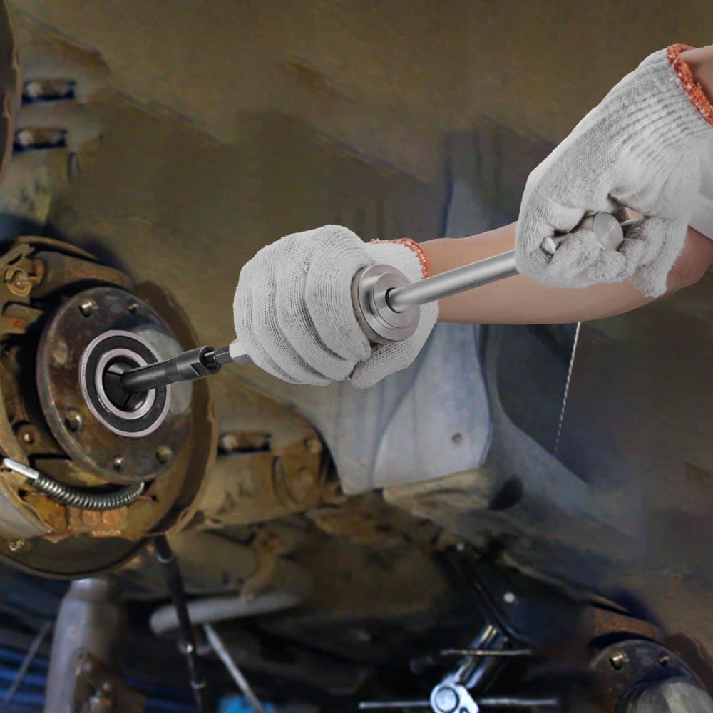 Sada stahováků ložisek pro slepé otvory, 16dílná sada stahováků vnitřních ložisek a těsnění, 16dílná sada stahováků pro vnitřní ložisko s pilotní vložkou a 10 dělenými kleštinami a oporou