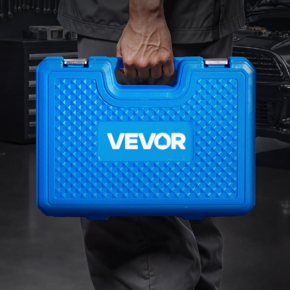 Sada pro lisování ložisek, 7dílná, sada utahováků ložisek a těsnění s 5 pouzdry, rukojeť, hřídel a prodlužovací tyč, sada nástrojů pro utahováky pouzder, sada nástrojů pro demontáž a montáž pro vysoké zatížení s úložným pouzdrem