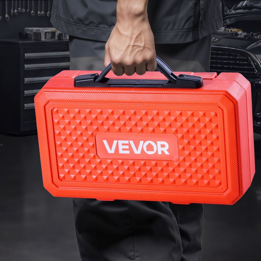 Sada pro lisování ložisek, 52dílná, sada klíčů na ložiskové oběžky a těsnění s 49 pouzdry a rukojetí, sada nástrojů pro klíče na pouzdra, sada nástrojů pro demontáž a montáž z uhlíkové oceli s úložným pouzdrem