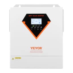 Hybridní solární invertor, 3500 W, univerzální nabíječka s čistě sinusovým proudem, 24 V DC na 220/230 V AC, s vestavěným WIFI 100A MPPT solárním regulátorem, pro olověné a lithiové baterie mimo síť - miniatura 3