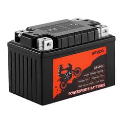 Motocyklová baterie, 12 V 2 Ah, LiFePO4 lithiová přednabíjená baterie Powersports, bezúdržbová a vysoce výkonná, kompatibilní se čtyřkolkami, motocykly, vodními skútry, skútry, UTV a dalšími - miniatura 4
