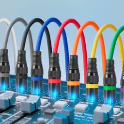 XLR kabel 2 m, balení 10 kusů, stíněné, vyvážené DMX mikrofonní kabely (samec-samice), pozlacené 3pinové XLR mikrofonní a reproduktorové kabely, pro pódiové osvětlení, mikrofony, zesilovače, mixéry, reproduktorové systémy - miniatura 1