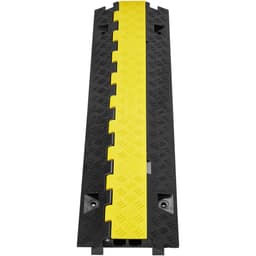 5dílná ochrana kabelů pro rampu, 2 kanály, nosnost 10 000 kg/náprava, rozměry 91,8 x 25 x 4,3 cm, odolný kryt drátu z TPU, ochrana hadice pro rampu, příjezdová cesta, zpomalovací prahy s TPR odklápěcím horním krytem, pro vnitřní i venkovní použití - miniatura 4