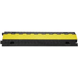 5dílná ochrana kabelů pro rampu, 2 kanály, nosnost 10 000 kg/náprava, rozměry 91,8 x 25 x 4,3 cm, odolný kryt drátu z TPU, ochrana hadice pro rampu, příjezdová cesta, zpomalovací prahy s TPR odklápěcím horním krytem, pro vnitřní i venkovní použití - miniatura 12