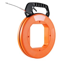 Stahovák na drátěné lanko Fish Tape 30,5 m, 6,35 mm (100 stop, 1/4 palce) PET s vysokým plastovým pouzdrem - miniatura 4