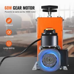 Automatický odizolovací stroj, elektromotorický odizolovací kleště na kabely 1,5 mm-25 mm, 60 W, odizolovací kleště s viditelnou hloubkou odizolování, 6 kulatých a 1 plochý kanál pro recyklaci měděného šrotu - miniatura 9