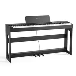 Vážené digitální piano, 88 kláves, plně vyvážené, elektrické klavírní klávesy s nábytkovým stojanem, napájecí adaptér, trojitý pedál, funkce nahrávání, 280 tónů, bezdrátové připojení, pro začátečníky, černé - miniatura 2