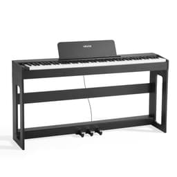 Vážené digitální piano, 88 kláves, plně vyvážené, elektrické klavírní klávesy s nábytkovým stojanem, napájecí adaptér, trojitý pedál, funkce nahrávání, 280 tónů, bezdrátové připojení, pro začátečníky, černé - miniatura 3