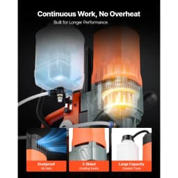 Magnetická vrtačka, 1400 W, průměr vrtání 50 mm, otáčky 0–850 ot./min, možnost změny směru otáčení, magnetická vrtačka s 11 vrtacími korunkami, elektrická vrtačka pro průmysl a domácí kutily - miniatura 10
