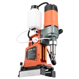 Magnetická vrtačka, 1400 W, průměr vrtání 50 mm, otáčky 0–850 ot./min, možnost změny směru otáčení, magnetická vrtačka s 11 vrtacími korunkami, elektrická vrtačka pro průmysl a domácí kutily - miniatura 12