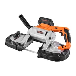 Přenosná pásová pila 20 V, hloubka řezu 127 mm x 115 mm, AC 220 V, 360 W pásová pila s bezkartáčovým motorem, baterie 4,0 Ah, akumulátorová a kompaktní přenosná pásová pila, variabilní rychlost 0–120 m/min, pro řezání kovu a dřeva - miniatura 5