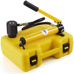 Sada hydraulického vyrážeče 10 tun, sada řezaček otvorů pro trubky 1/2" až 2", sady nástrojů KO s děrovačem, 6dílná, nástroje pro vyrážení plechů, pro hliník, mosaz, nerezovou ocel, sklolaminát a plast - miniatura 3