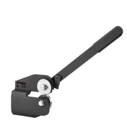 Nůžky na plech, ruční rotační nůžky bez hrdla, řezačka plechů z nízkouhlíkové oceli o průměru 16 s kapacitou 1,5 mm, s pevnou konstrukcí, typ uchycení, pro řezání oceli, mědi, betonářské oceli a hliníku - miniatura 4