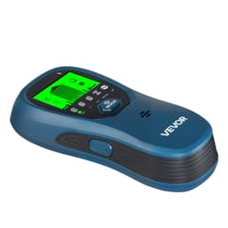 Detektor stěnových trámů, 5 v 1, elektronický detektor stěnových trámů s inteligentním senzorem, LCD displejem s vysokým rozlišením a zvukovým alarmem, pro střed a okraj kovu, AC dráty, trámy, trubky, modrý - miniatura 3