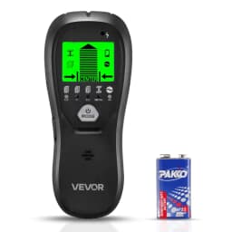 Detektor stěnových trámů, 5 v 1, elektronický detektor stěnových trámů s inteligentním senzorem, LCD displejem s vysokým rozlišením a zvukovým alarmem, pro střed a okraj kovu, AC dráty, trámy, trubky, černý - miniatura 2