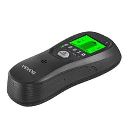 Detektor stěnových trámů, 5 v 1, elektronický detektor stěnových trámů s inteligentním senzorem, LCD displejem s vysokým rozlišením a zvukovým alarmem, pro střed a okraj kovu, AC dráty, trámy, trubky, černý - miniatura 5
