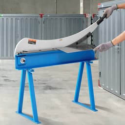 Ruční nůžky na plech 800 mm pro zpracování plechů, stolní řezačka s materiálem Q235, pro řemesla, silnou ocel, lis na válce s vysokou nosností pro stavitele, kutily. - miniatura 1