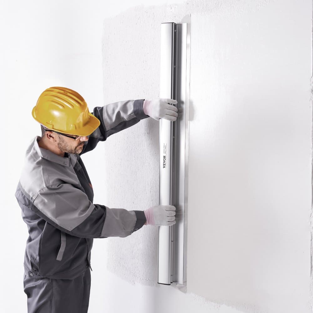 Stěrka na sádrokarton, hladicí nůž 48 palců, čepel z nerezové oceli a tělo z hliníkové slitiny, profesionální nástroje na stěrky na sádrokarton, stírací nůž/nůž na sádrokarton, na sádrokarton/nástěnné desky/sádrokarton