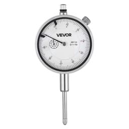 Úchylkoměr s dvojitým stojanem a úložným pouzdrem, přesnost 0,03 mm, rozsah 0–25,4 mm, jemně nastavitelné dlouhé rameno, nemagnetické centrovací tyče pro nastavení stroje, měření úzkých ploch - miniatura 5
