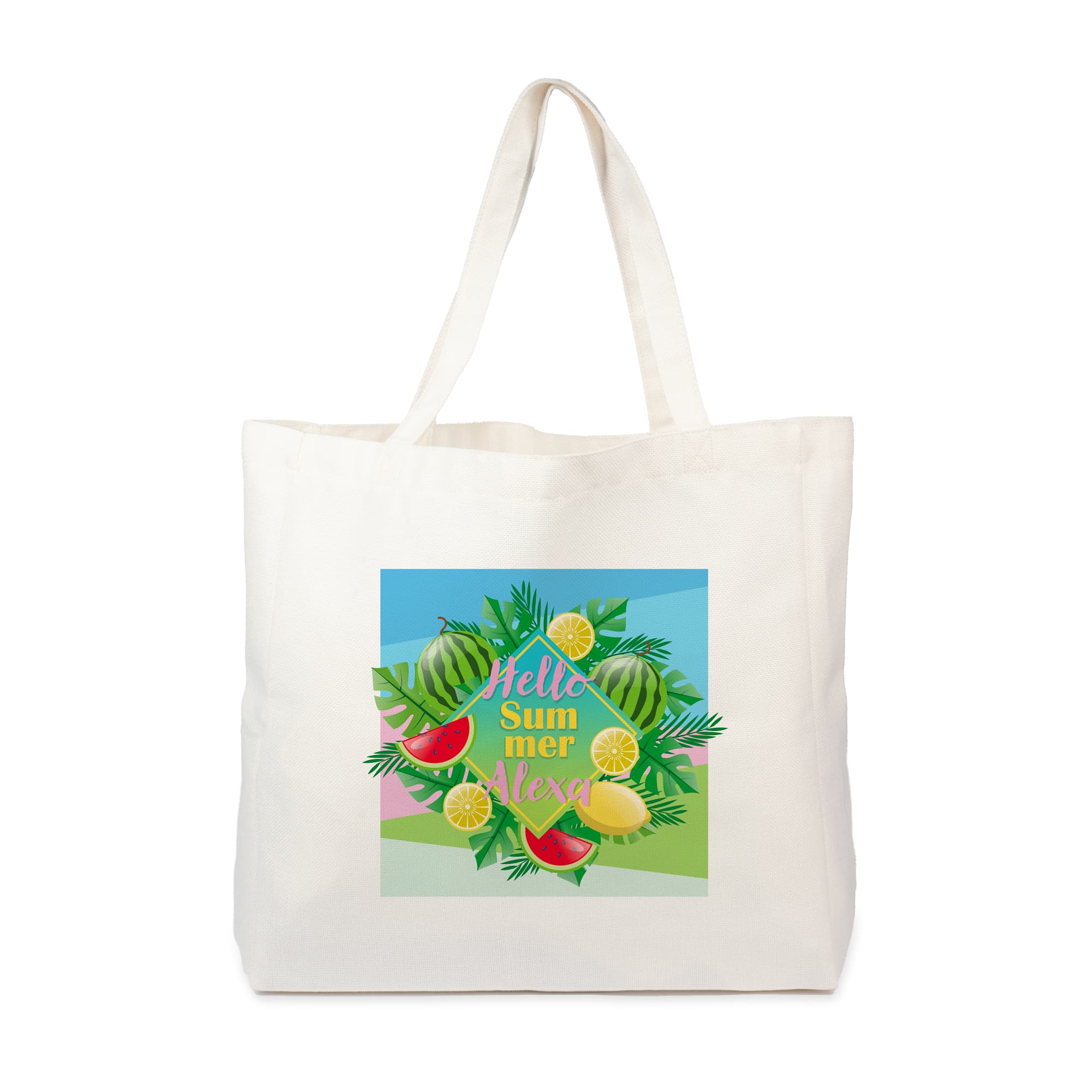 Nákupní taška Sublistar® bílá s uchy, rozměry (DxVxŠ) 40 x 38,5 x 11 cm, 5 ks/balení, 100 ks/karton