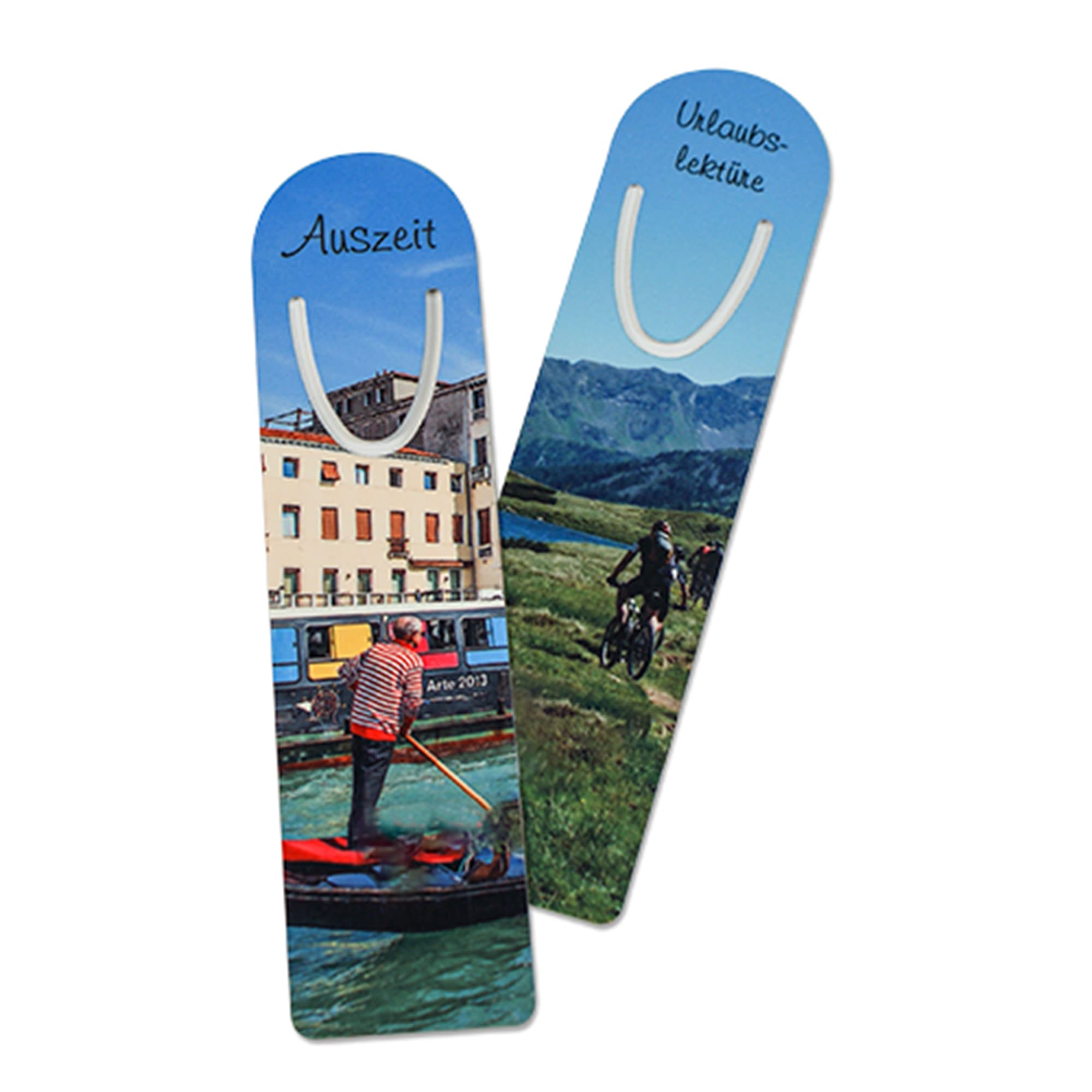 Hliníková záložka 32 x 128 mm, tloušťka 0,75 mm, barva lesklá bílá, 25 ks/karton