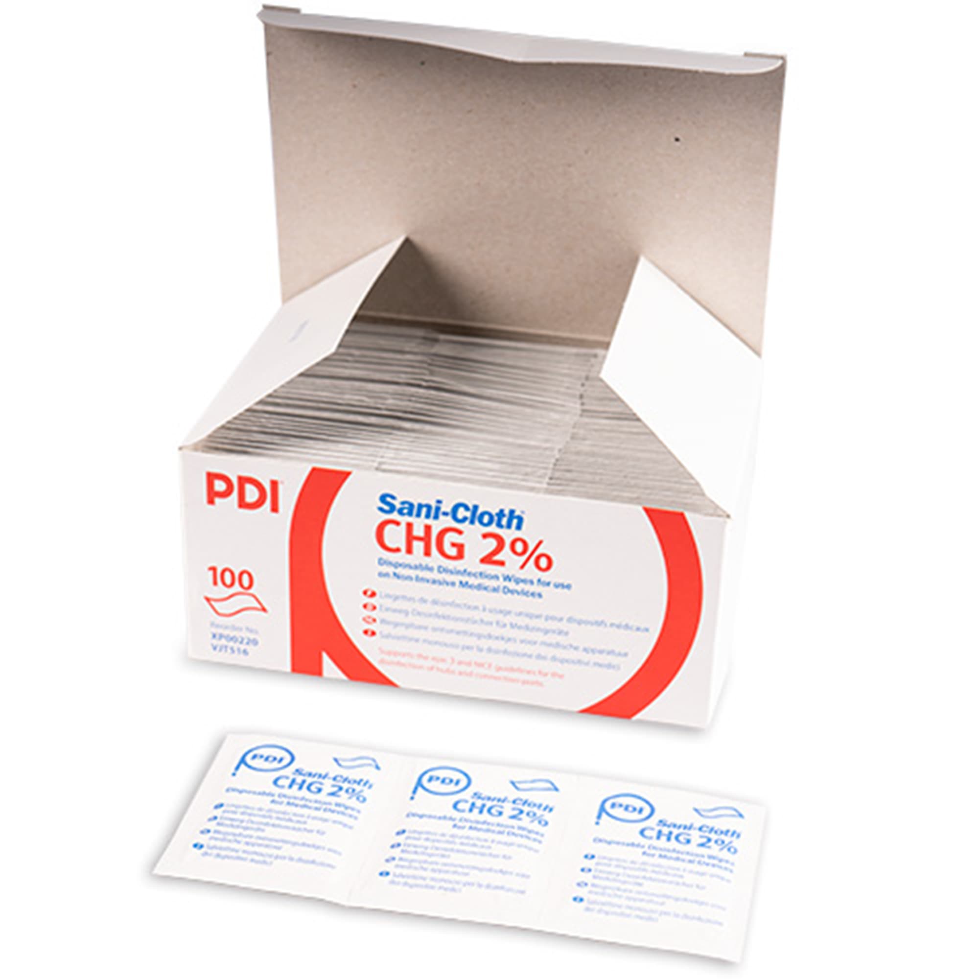 Čisticí utěrky, balení po 100 kusech