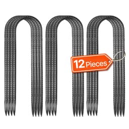 254x55,88 mm / 10 palců, balení 12 kusů, armovací kolíky, vysoce odolné pozinkované zemní kotvy ve tvaru U - miniatura 2