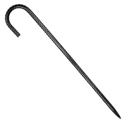 406,4 mm / 16 palců, balení 24 kusů armovacích tyčí, vysoce odolné pozinkované zemní kotvy s hákem J - miniatura 5