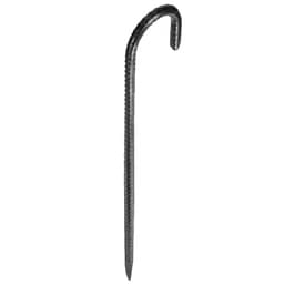 406,4 mm / 16 palců, balení 24 kusů armovacích tyčí, vysoce odolné pozinkované zemní kotvy s hákem J - miniatura 3