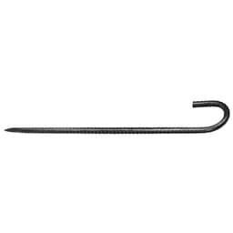 406,4 mm / 16 palců, balení 24 kusů armovacích tyčí, vysoce odolné pozinkované zemní kotvy s hákem J - miniatura 4