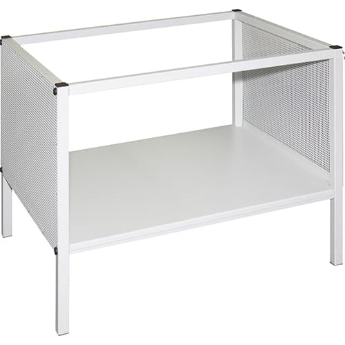 Stabilní pracovní stůl pro PRETREATmaker IV, vyrobený z kovu, rozměry 90 x 74 x 72 cm