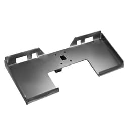 3/8" upevňovací deska pro smykem řízený nakladač, montážní deska pro smykem řízený nakladač s 2,28" uchycením závěsu, rychloupínací deska pro nakladač, kompatibilní s smykem řízenými nakladači a traktory Deere, Kubota, Bobcat, Mahindra - miniatura 3