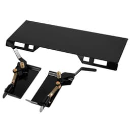 Příslušenství pro smykem řízené nakladače, rychloupínací deska pro smykem řízené nakladače 1/4", vnitřní šířka 45", výška příslušenství pro smykem řízené nakladače 18,5", rychloupínací příslušenství pro smykem řízené nakladače pro lžíce, pluhy, vidle - miniatura 12