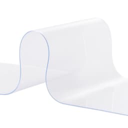 Pásková clona, délka 100' x šířka 12" x tloušťka 0,12", průhledná hladká PVC clona na dveře, ve velkém balení, plastové dveřní lišty pro dveře supermarketu, garáže, skladu, stodoly, zvířecího domku - miniatura 3