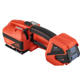 Elektrický páskovací stroj, 2 x 4000mAh baterie, automatický páskovač s digitálním displejem pro PP/PET pásky šířky 9-16 mm, napínací stroj na páskování pro krabice a palety - miniatura 5
