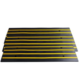 Pryžová rampa pro příjezdovou cestu, sada 3 kusů, zdvih 2,6", nosnost 15T, prahová hodnota zatížení - miniatura 5