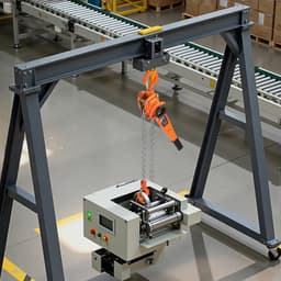 Ruční pákový řetězový kladkostroj, nosnost 3/4T 750KG, pro vysoké zatížení, řetěz z legované oceli 3M Lift G80 s dvojitou západkovou mechanickou brzdou, háky otočné o 360°, pro sklady, stavby, garáže - miniatura 1