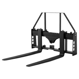 Paletové vidle pro smykem řízené nakladače, jmenovitá nosnost 1814 kg, uchycení rámu paletových vidlí s radlicemi pro vysokozdvižný vozík 122 cm, uchycení a objímky závěsu 50,8 mm, vhodné pro smykem řízené nakladače, traktory - miniatura 12